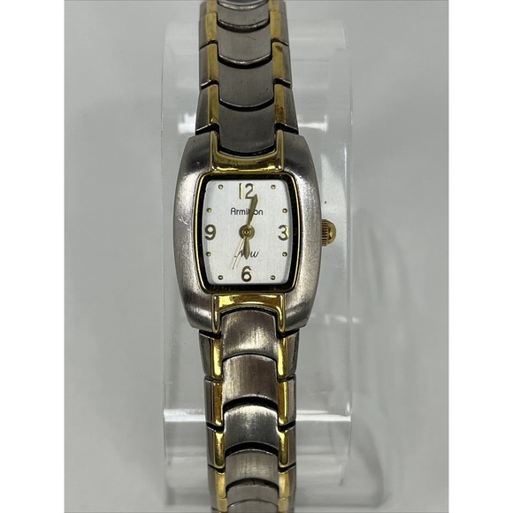 Armitron Now Women's Quartz Watch Two Tone Band 75/2246- New Battery - Picture 1 of 9